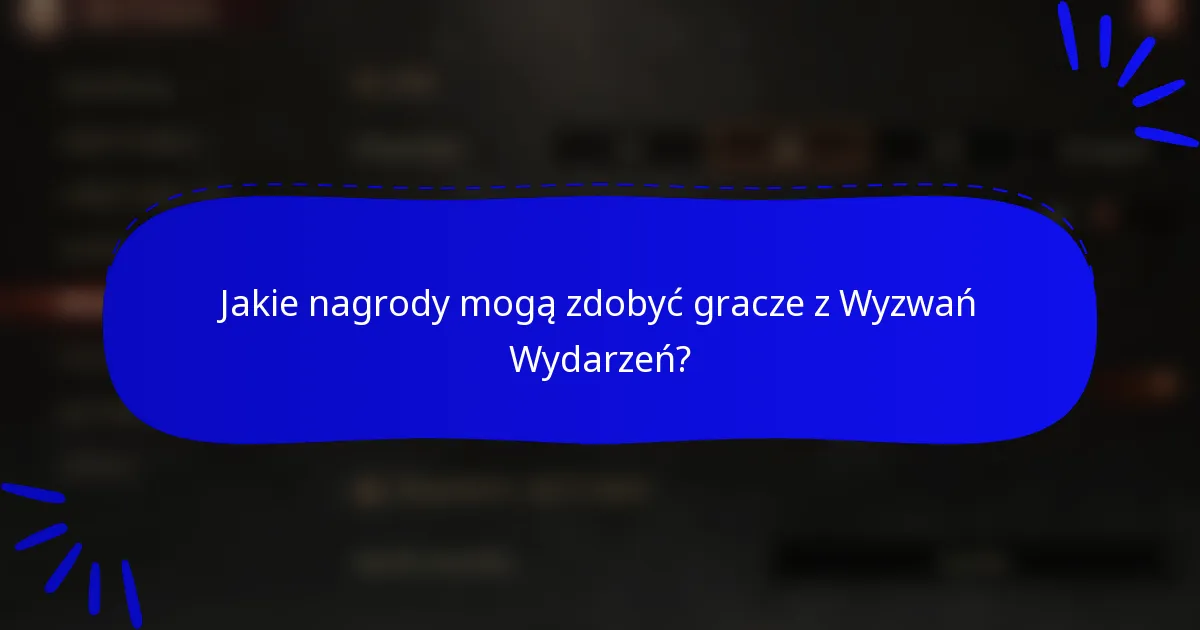 Jakie nagrody mogą zdobyć gracze z Wyzwań Wydarzeń?